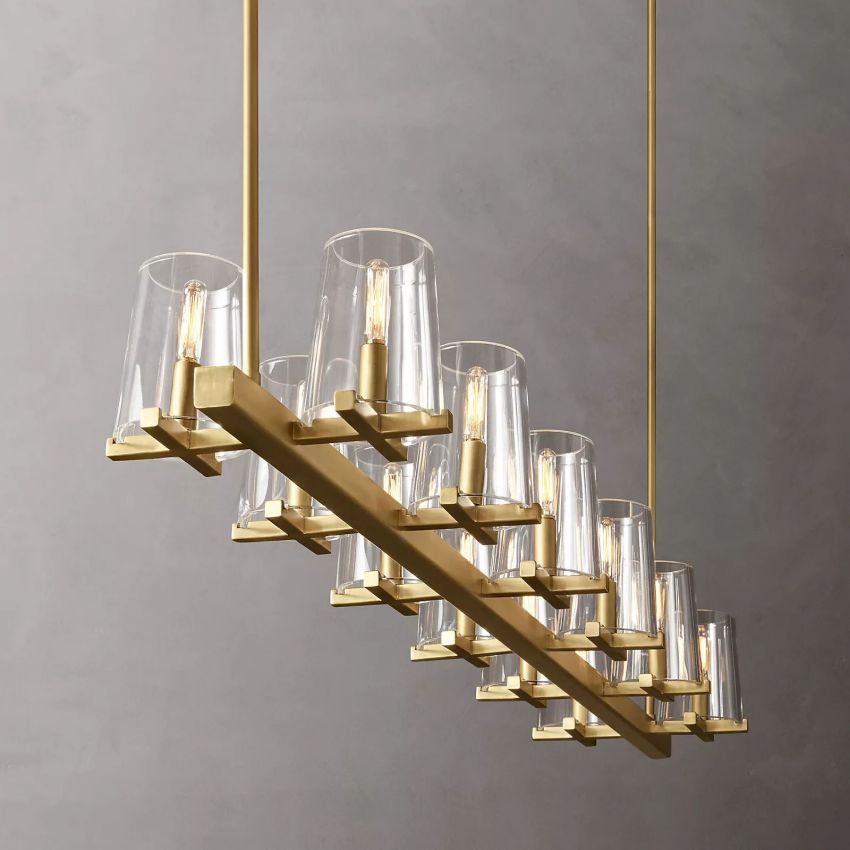 Pauillac Modern Heritage Linear Chandelier 60"