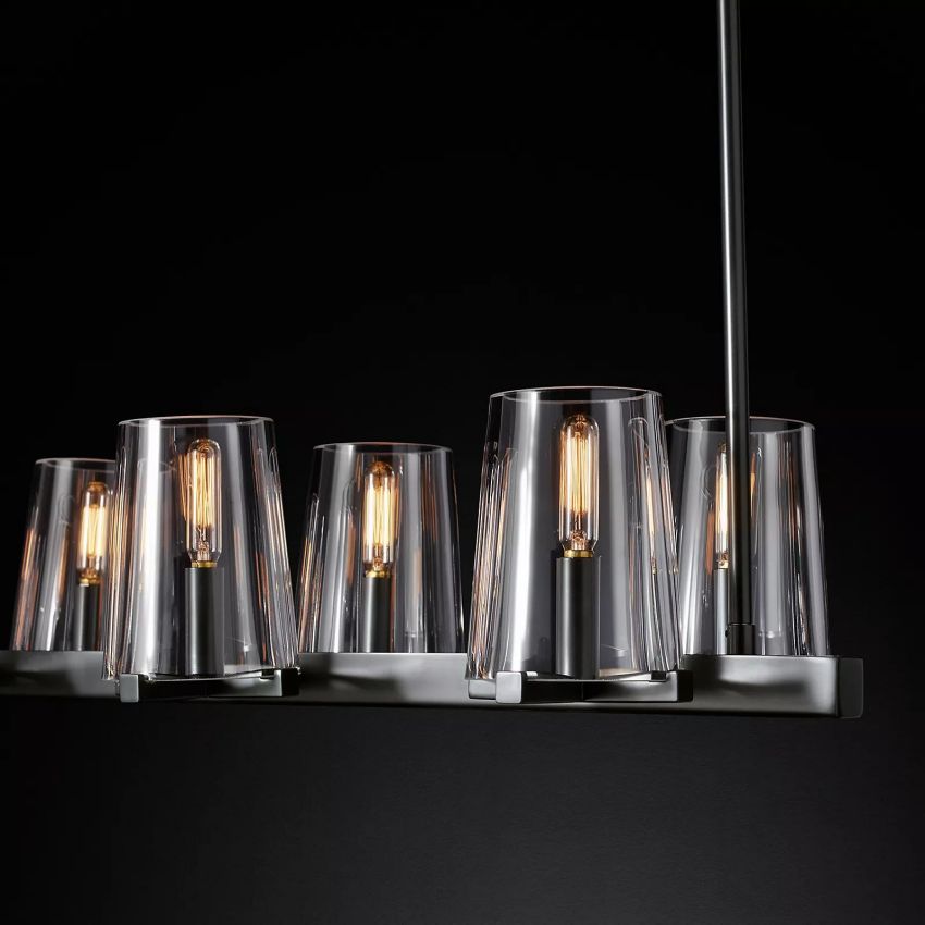 Pauillac Modern Heritage Linear Chandelier 49"