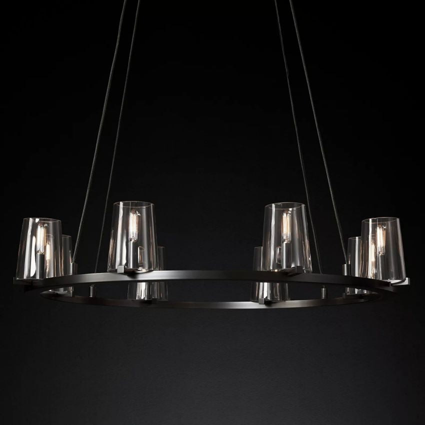 Pauillac Modern Heritage Round Chandelier 36"