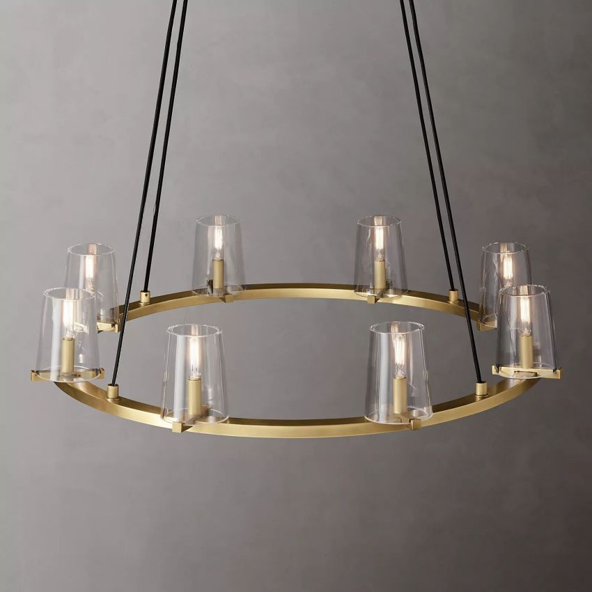 Pauillac Modern Heritage Round Chandelier 36"