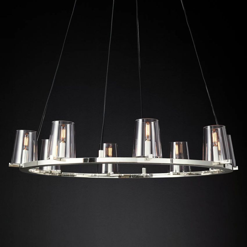 Pauillac Modern Heritage Round Chandelier 36"