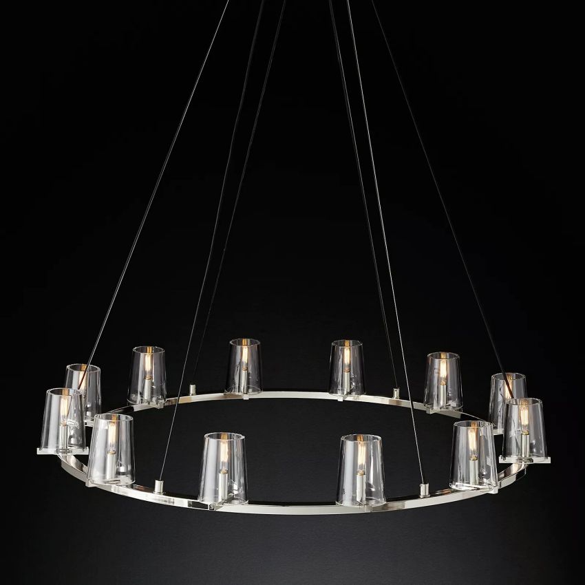 Pauillac Modern Heritage Round Chandelier 48"