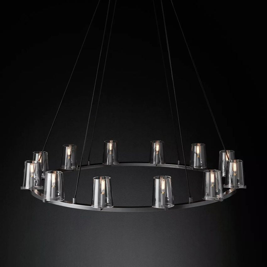 Pauillac Modern Heritage Round Chandelier 48"