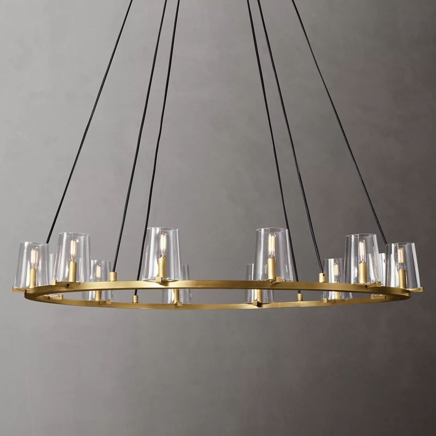 Pauillac Modern Heritage Round Chandelier 48"