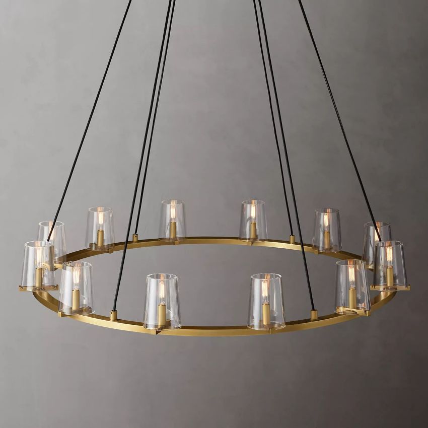 Pauillac Modern Heritage Round Chandelier 48"