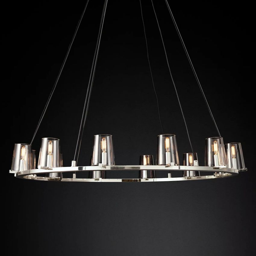 Pauillac Modern Heritage Round Chandelier 48"