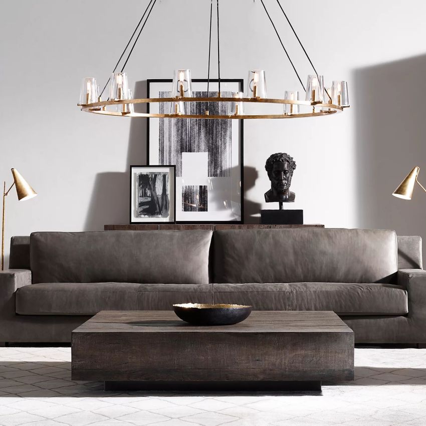 Pauillac Modern Heritage Round Chandelier 48"