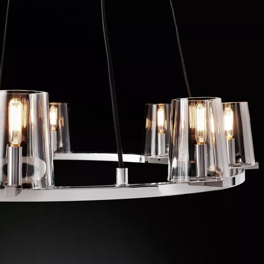 Pauillac Modern Heritage Round Chandelier 48"