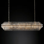 Emile Gradient Spire Rectangular Chandelier 54"