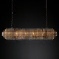 Emile Gradient Spire Rectangular Chandelier 54"