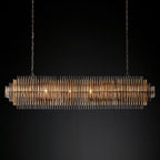 Emile Gradient Spire Rectangular Chandelier 54"