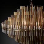 Emile Gradient Spire Round Chandelier 42"