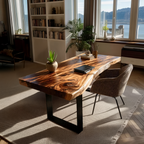 Handcrafted Solid Wood Tabletop For Furniture Decor