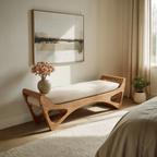 Handcrafted Bedroom Bench For Functional Furniture Styling