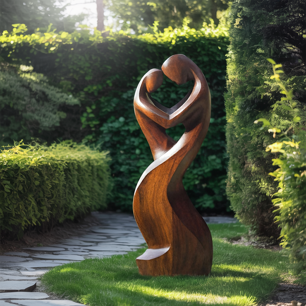 Handcrafted Abstract Sculpture For Furniture Wall Decor