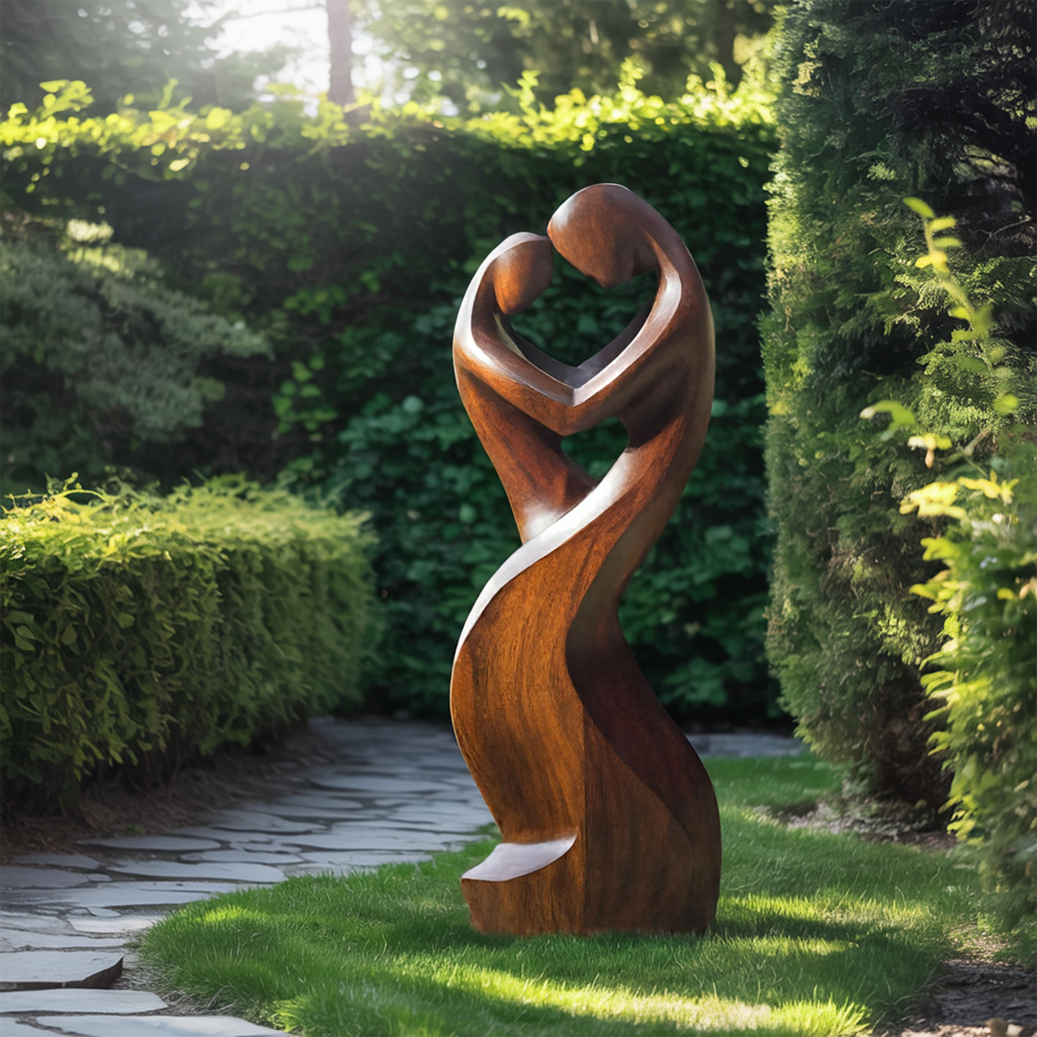 Handcrafted Abstract Sculpture For Furniture Wall Decor