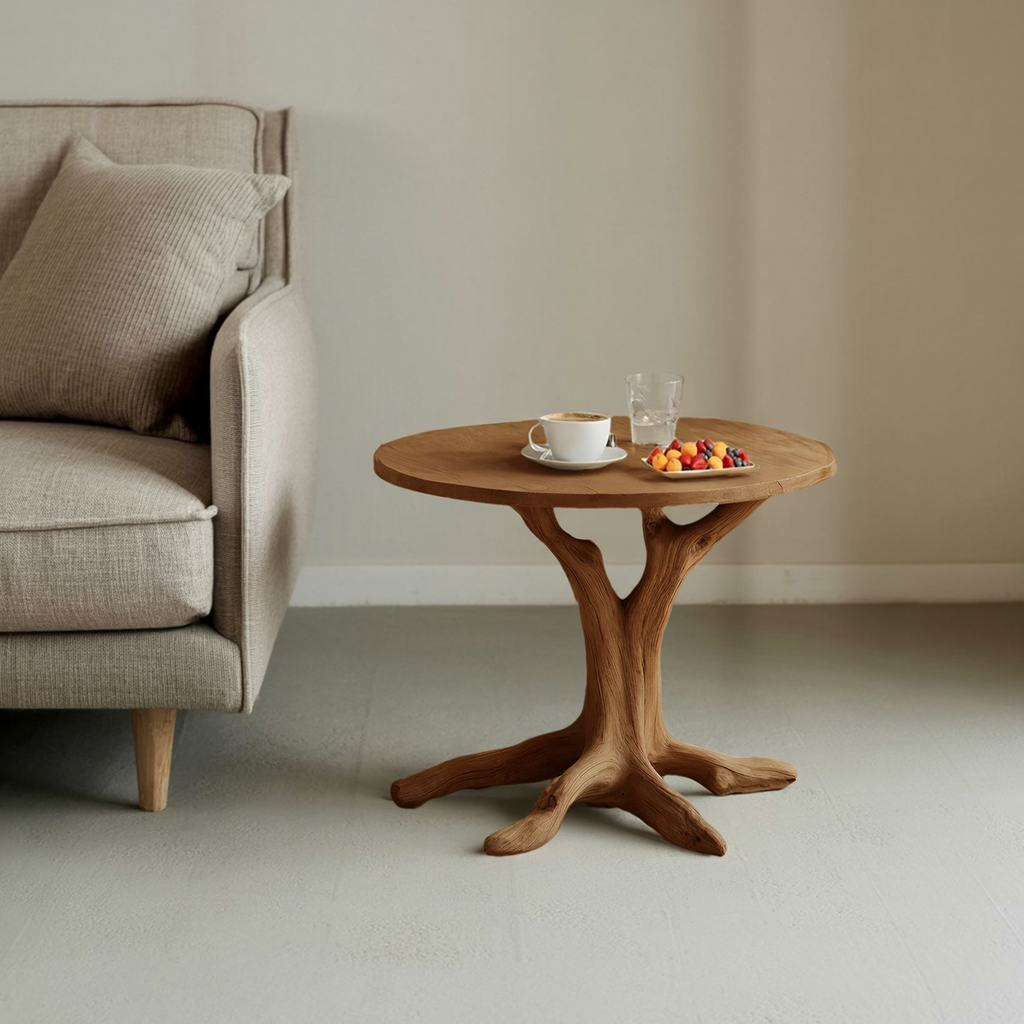 Rustic Wooden End Table For Furniture Decor Practical Living Room
