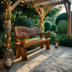 Solid Wood Entryway Bench For Minimalist Home Design