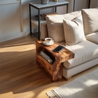 Farmhouse Solid Wood Armrest For Living Room Design