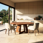 Modern Round Dining Table For Kitchen And Dining