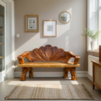 Handmade Live Edge Entryway Bench For Hallway Seating