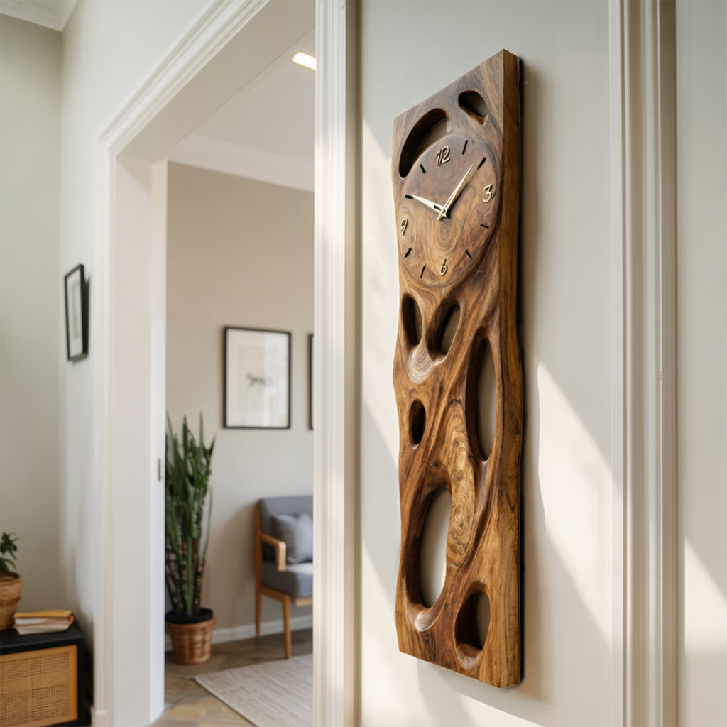 Contemporary Wall Clock For Living Room Interior