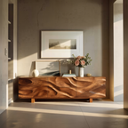 Modern Organic Sideboard Storage Cabinet For Living Room
