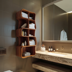 Minimal Wall Bathroom Shelf For Bathroom Interior