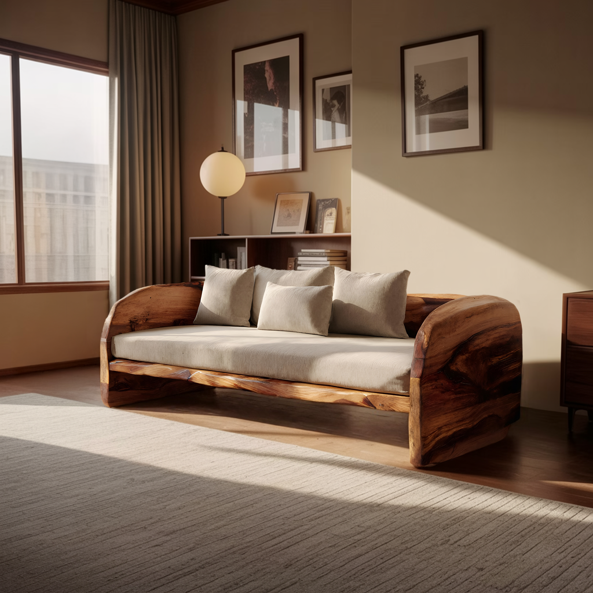 Organic Handcrafted Sofa For Living Room Furniture