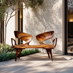 Rustic Solid Wood Entryway Bench For Modern Home Interiors