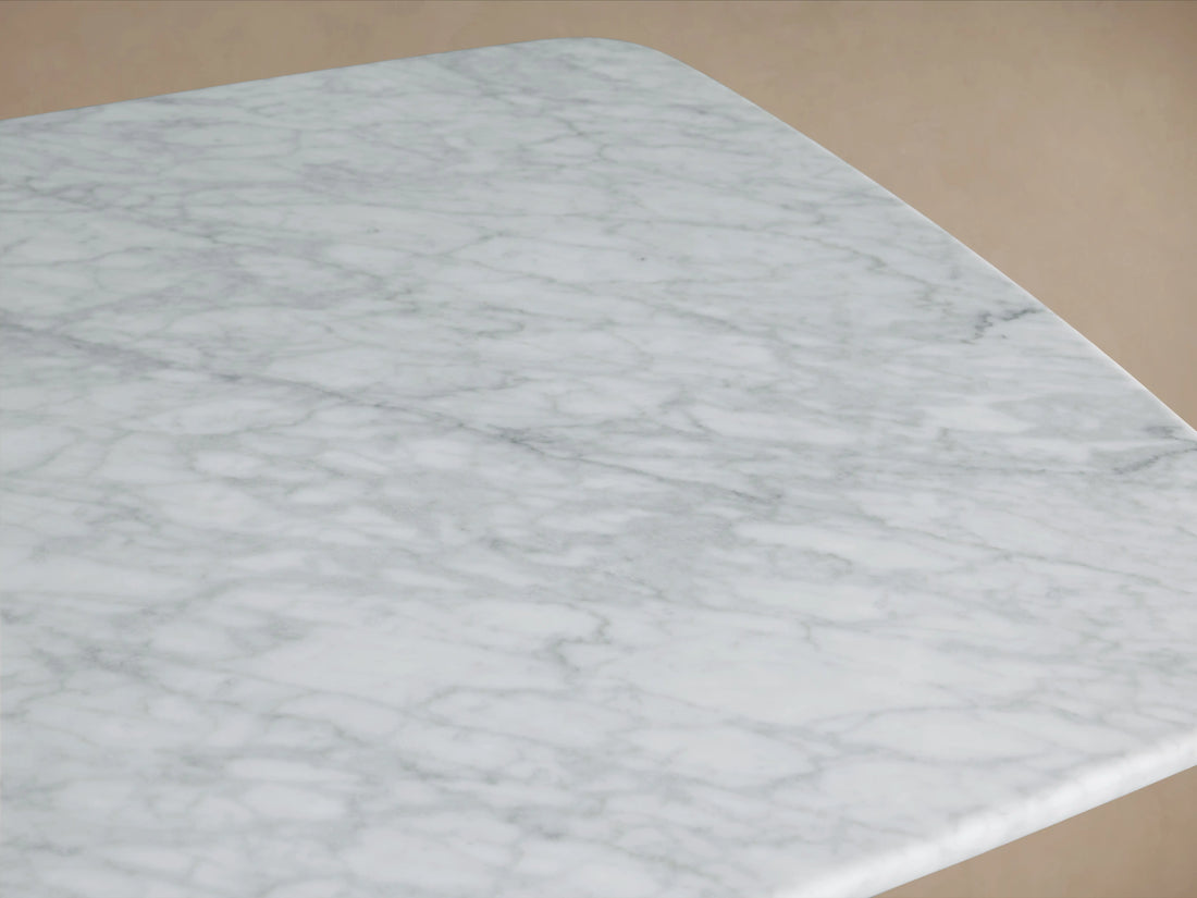 Saint Germain Stone Coffee Table with Rennes Base in Natural Stone