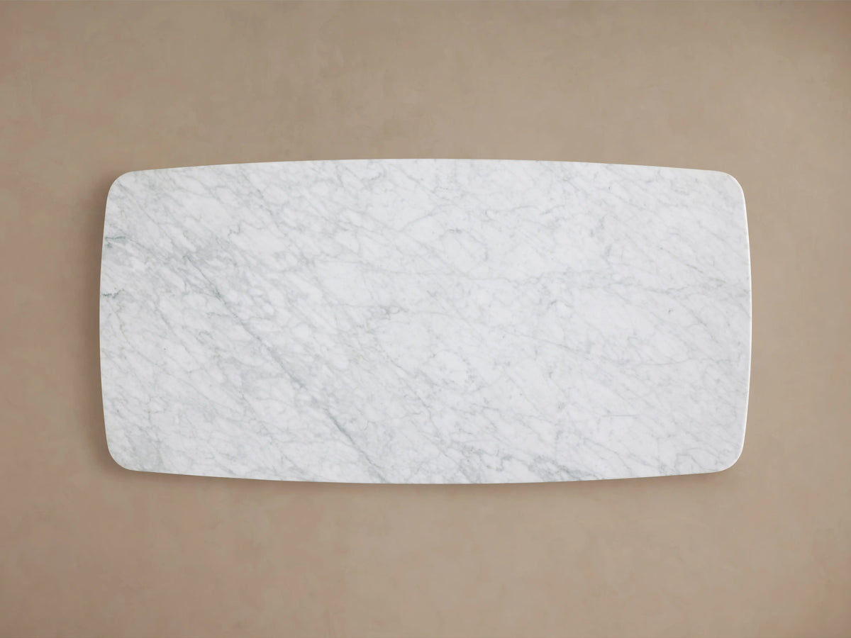 Saint Germain Stone Coffee Table with Rennes Base in Natural Stone
