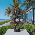 Modern Abstract Wooden Sculpture For Home Decor