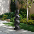 Mid Century Abstract Wood Sculpture For Home Decor