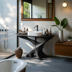 Handcrafted Solid Wood Vanity For Bathroom Decor