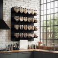 Mid Century Handmade Spice Storage For Kitchen Decor