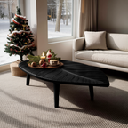 Mid Century Wooden Coffee Table For Christmas Living Room Decor