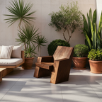 Rustic Accent Chair For Living Room Decor