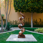 Mid Century Handmade Wood Art For Living Space