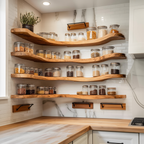 Mid Century Spice Storage Organizer For Kitchen Decor