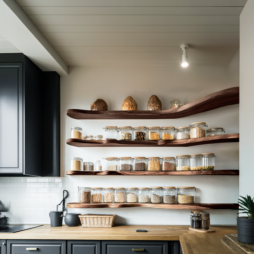 Farmhouse Kitchen Cabinet Spice Holder For Entryway Design