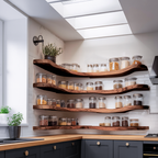 Mid Century Spice Storage Organizer For Kitchen Decor
