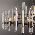 Monclair Radiant Crystal Linear Chandelier 72"