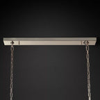 Cascada Stacked Prism Rectangular Chandelier 54"