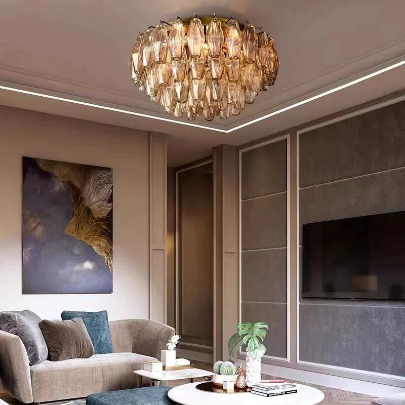 Chiara Murano Glass Flush Mount 22"
