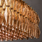 Chiara Murano Glass Rectangular Chandelier 74"