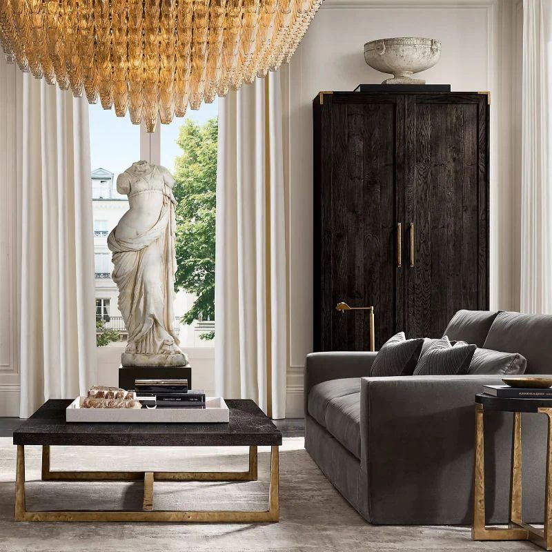 Chiara Murano Glass Square Chandelier 32"