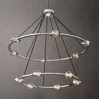 Eclatant Celestial Orbit Two-Tier Round Chandelier 60"