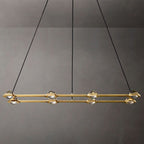 Eclatant Celestial Orbit Rectangular Chandelier 54"