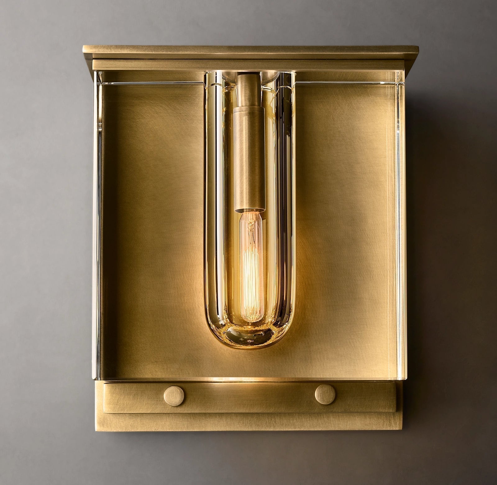Savile Crystal Block Cube Wall Sconce